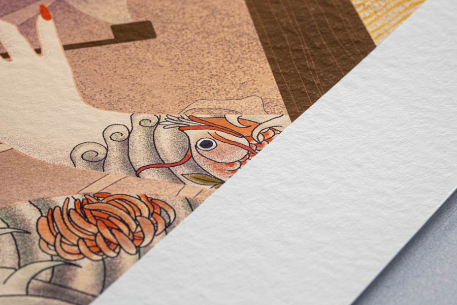 @Jessica Blondiau - Hahnemühle Torchon Tirage illustration sur papier mat