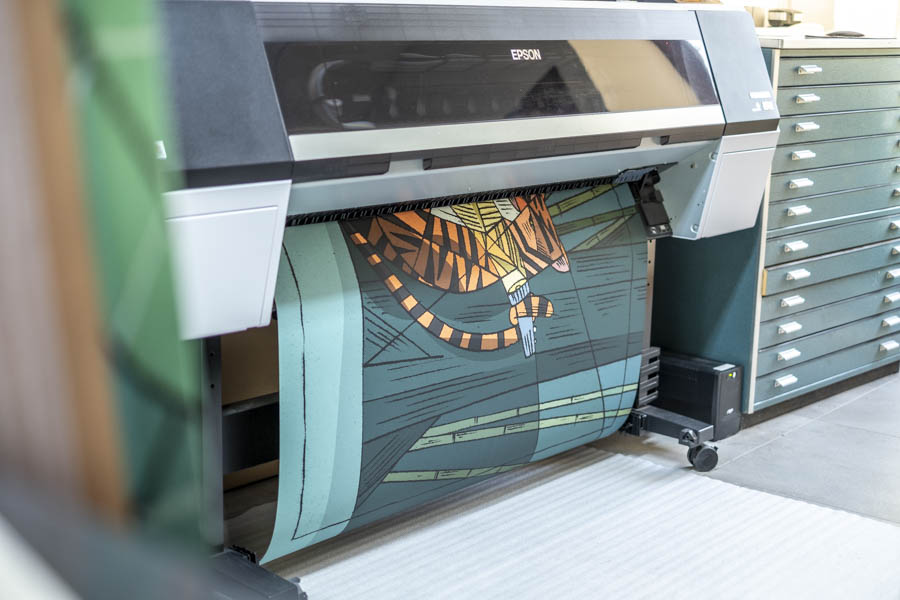 @Stef Rymenants - Hahnemühle Canvas Daguerre Impression Stef Rymenants atelier Claire Deprez