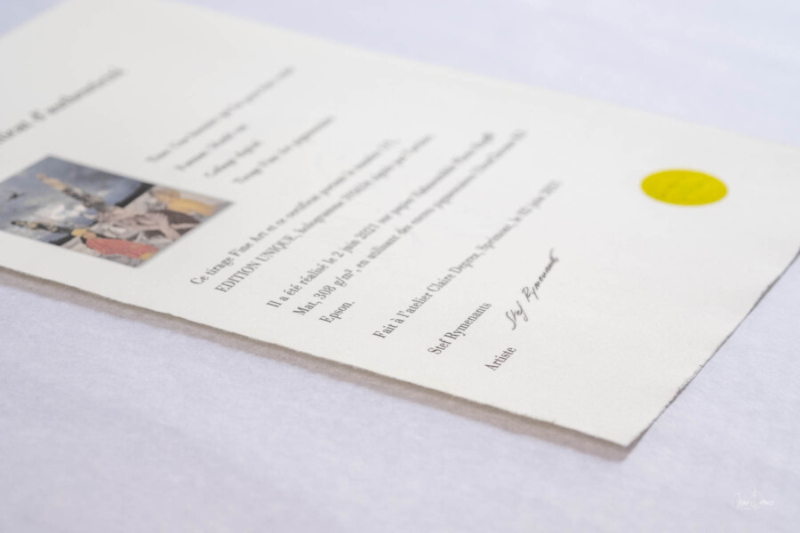 @Stef Rymenants Stef Rymenants tirage d'art en édition limitée