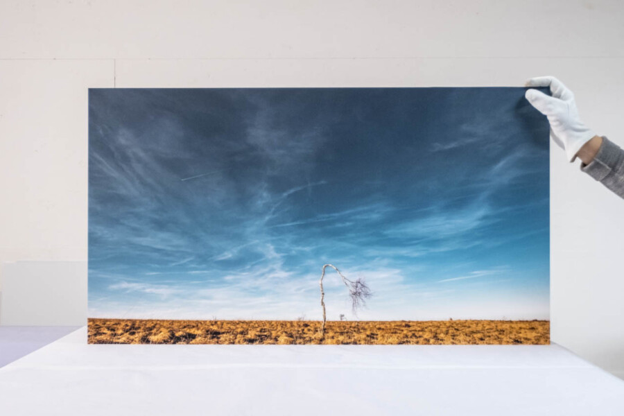 @Laurent Grenier Encadrement contrecollé Dibond paysage désertique