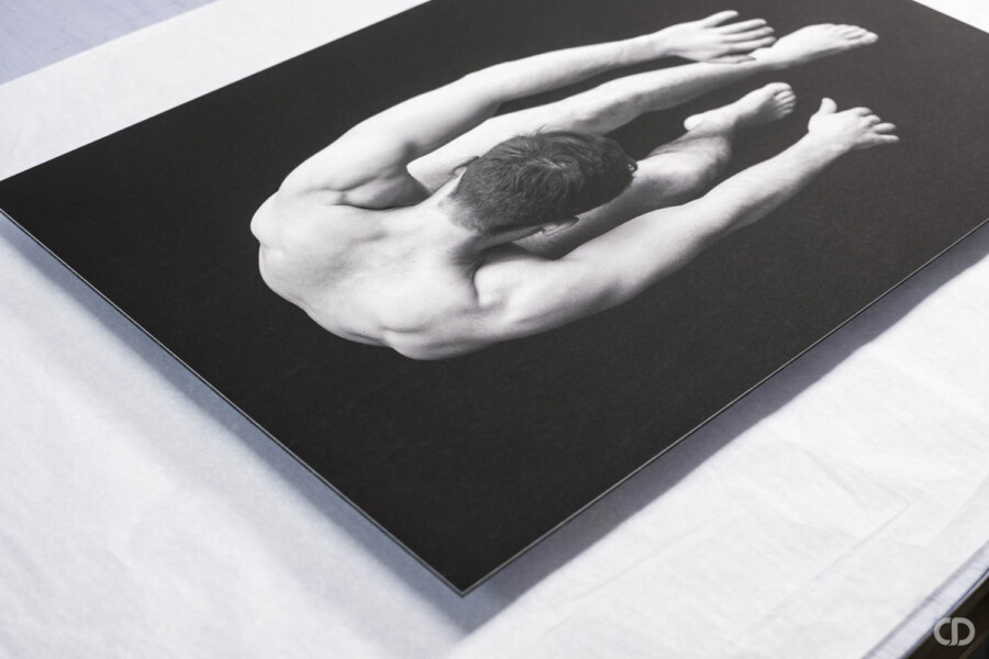 @Bert Van Pelt Encadrement contrecollé Dibond corps homme