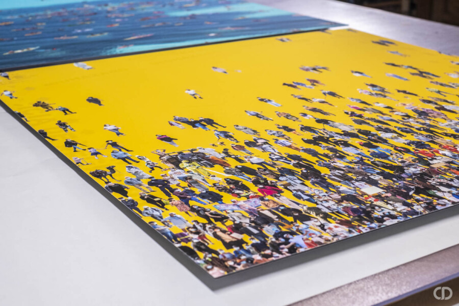 @Eric VDB Encadrement contrecollé Dibond détails