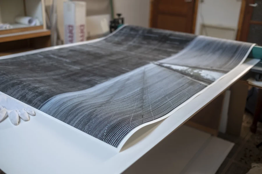 Tirage photo grand format lignes