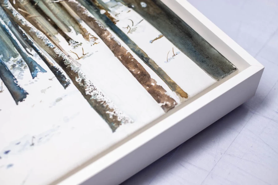 Encadrement caisse américaine