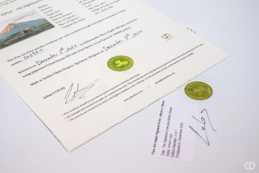 Tirage photo Fineart